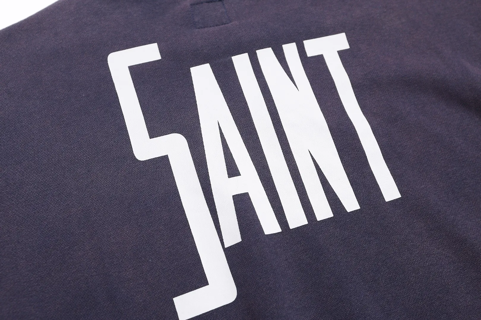 Saint Michael "FANTASIA" Mickey printed retro distressed washed-out thin round-neck long-sleeved sweatshirt Fabric: 390g Style number: SM621 Size: S-M-L-XL Color: washed blue Price: P198